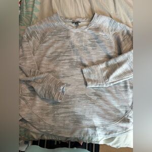 Eddie Bauer Heathered Gray Crewneck Sweatshirt